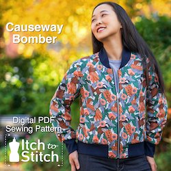 Itch to Stitch Causeway Bomber